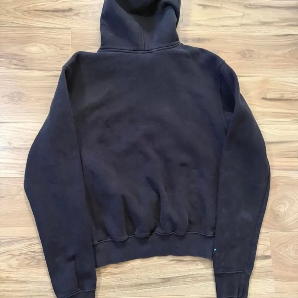 Adidas Spellout black hoodie skater style Graphic Size Small